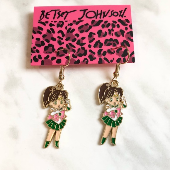 Betsey Johnson Jewelry - 🎉 New Betsey Johnson Sailor Moon Sailor Jupiter Dangle Earrings